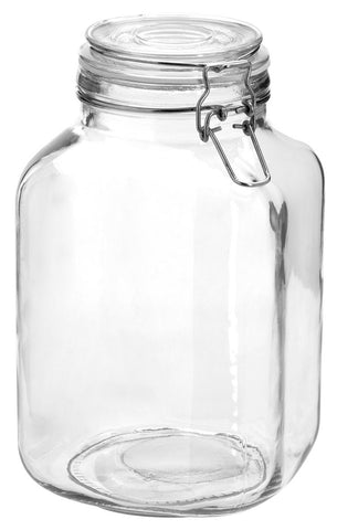 Anchor Hocking Hermes Canister Jar with Clamp Top Lid, 106 Ounce -- 2 per case