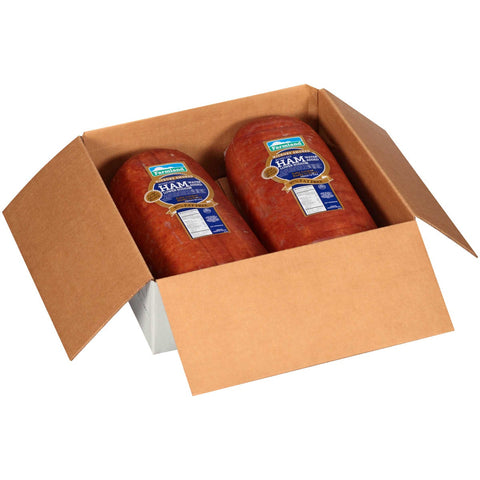 Farmland Gold Medal Water Added Low Sodium Smoked Boneless Ham, 10/12 Piece -- 2 per case.