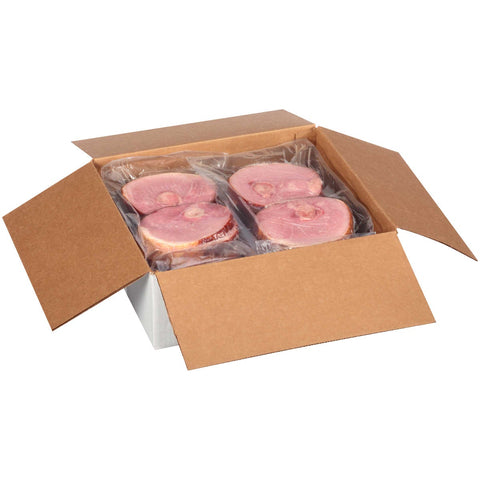 Farmland Water Added Bone In Smoked Ham Steak, 6 Ounce -- 4 per case.