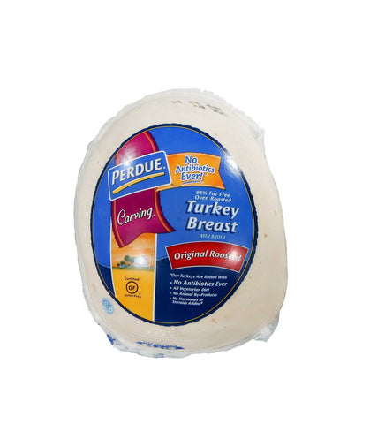 Perdue Farms Carving Skinless Starch Added Nae Turkey Breast, 4 inch -- 2 per case.