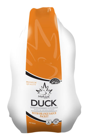 Maple Leaf Farms Duckling with Orange Sauce, 6 Pound -- 6 per case.