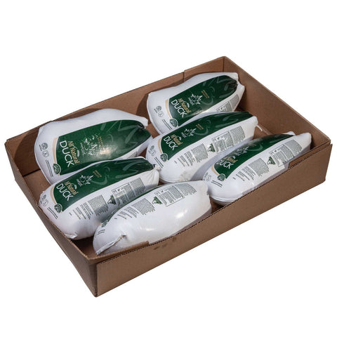 Maple Leaf All Natural Medium Whole Duck, 4.25 to 5.75 Pound -- 6 per case