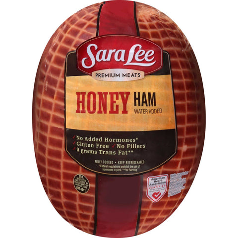 Sara Lee Premium Meats Water Added Honey Ham, 5.5 Pound -- 3 per case.