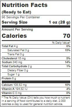 Odyssey Traditional Feta Cheese Loaf, 7 Pound -- 6 per case