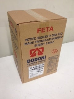 Dodoni Greek Feta Cheese, 17 Kilogram