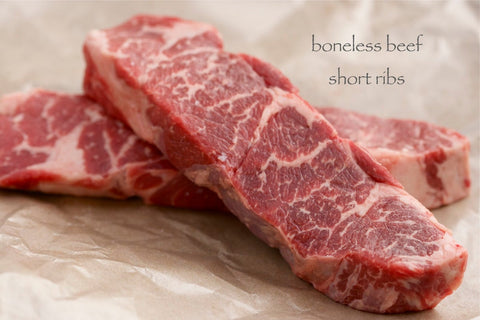 Strauss Gluten Free Boneless Beef Short Rib, 10 Pound.