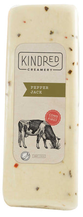 Kindred Creamery Pepper Jack Cheese Loaf, 5 Pound -- 2 per case.
