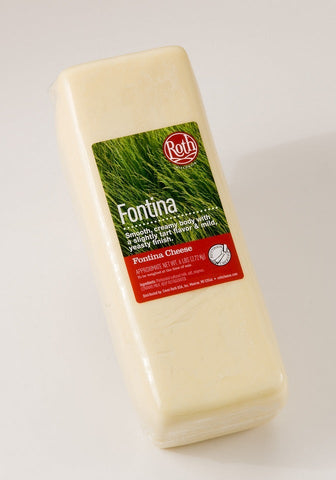 Roth Kronenost Swedish Style Fontina Slicing Cheese Loaf, 6 Pound -- 2 per case
