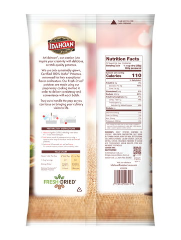 Idahoan® CREAMY Buttery Homestyle® Mashed Potatoes, 8/32 oz. pchs