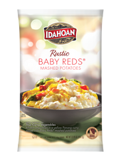 Idahoan® RUSTIC Baby Reds® Mashed Potatoes, 8/32.85 oz. pchs (lumps and peels)