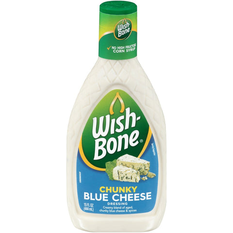Wish Bone Chunky Blue Cheese Dressing, 15 Ounce -- 6 per case.