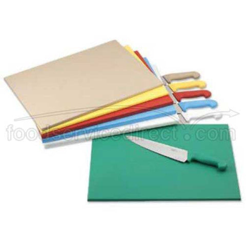 Green Alegacy Polyethylene Color Coded Cutting Board, 18 x 24 x 1 inch.