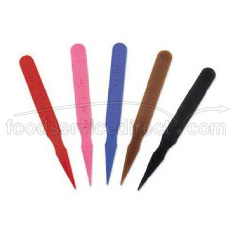 Brown Alegacy Plastic Medium Steak Marker -- 1000 per case.