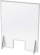 Cal Mil Freestanding Barrier with Window.