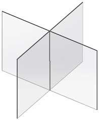 Cal Mil 4 Section Table Divider, 59 inch.