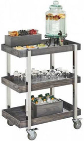Cal Mil Ashwood Bar Cart, 31 x 20.125 x 39.25 inch.