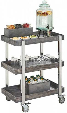 Cal Mil Ashwood Bar Cart, 31 x 20.125 x 39.25 inch.