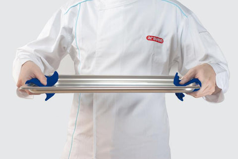 Araven Blue Hot Holder, 6 5/8 x 6 5/8 x 6/1 inch -- 12 per case.