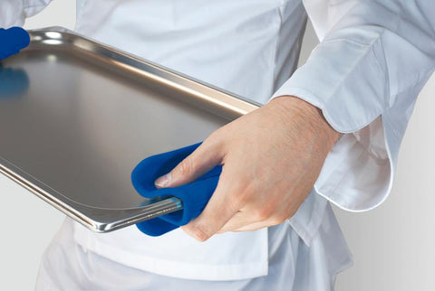 Araven Blue Hot Holder, 6 5/8 x 6 5/8 x 6/1 inch -- 12 per case.