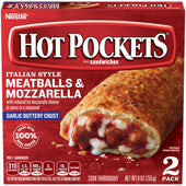 Nestle Hot Pockets Meatballs and Mozzarella, 9 Ounce -- 8 per case.