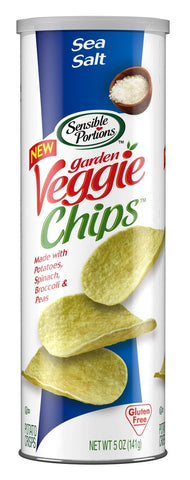 Sensible Portion Sea Salt Garden Vegetable Chips, 5 Ounce -- 12 per case.