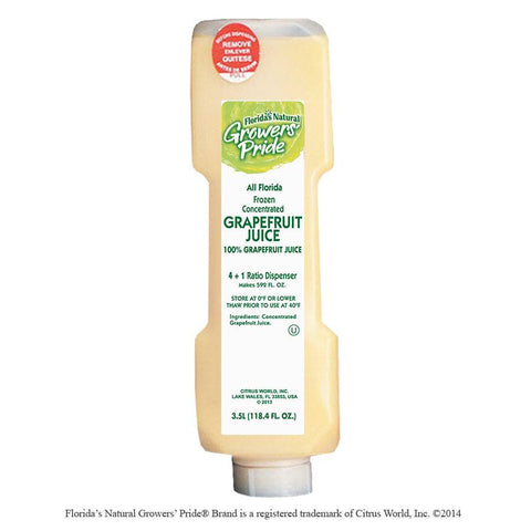Growers Pride Grapefruit Juice, 3.5 Liter -- 3 per case.