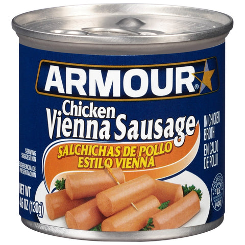 Armour Chicken Vienna Sausage, 4.6 Ounce -- 24 per case.