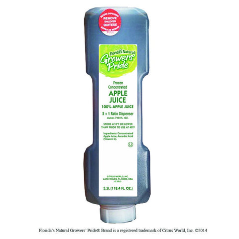 Growers Pride Apple Juic, 3.5 Liter -- 3 per case.