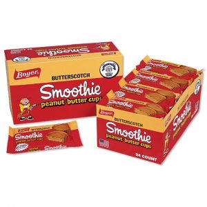 Boyer Candy Butterscotch Peanut Butter Smoothie Cup, 1.6 Ounce -- 288 per case.