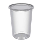 Anchor Packaging MicroLite Polypropylene Microwavable Clear Deli Cup Base and Lid, 32 Ounce Capacity -- 250 per case