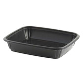 Anchor Packaging Megameal Polypropylene Black Tray, 80 Ounce -- 100 per case