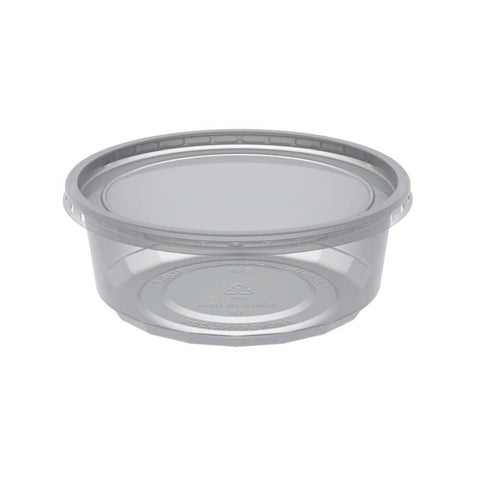 Anchor Packaging MicroLite Polypropylene Microwavable Clear Deli Container with Lid Combo, 8 Ounce Capacity -- 250 per case
