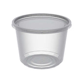 Anchor Packaging MicroLite Polypropylene Microwavable Clear Inside Fit Deli Cup with Lid, 16 Ounce Capacity -- 250 per case