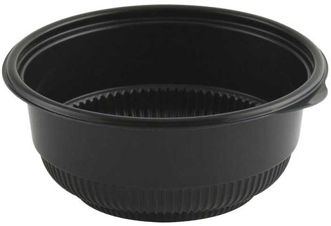 Anchor Packaging Incredi Bowl Black Polypropylene Round Soup Bowl, 20 Ounce Capacity -- 250 per case