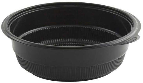 Anchor Packaging Incredi Bowl Black Polypropylene Bowl, 48 Ounce Capacity -- 150 per case