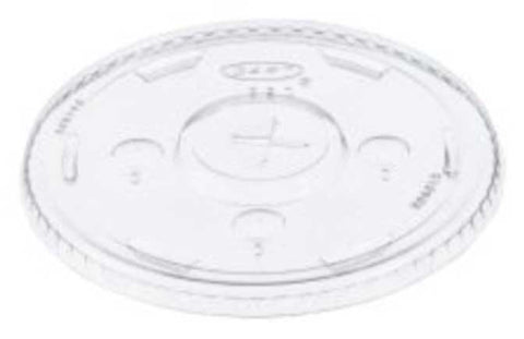 Dart Solo Ultra Clear Straw Slot Lid Only -- 1000 per case