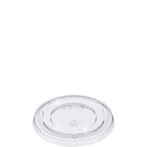 Solo PET Clear No Slot Lid for Plastic Cup -- 2500 per case
