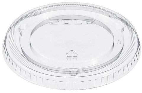 Solo PET Clear Cup Lid Only -- 1000 per case