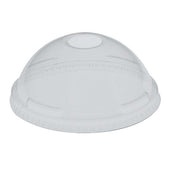 Solo Clear PET Dome Lid with Hole for Cup -- 1000 per case