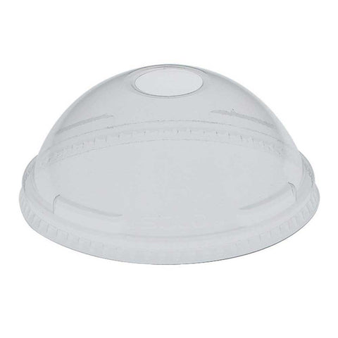 Solo Clear PET Dome Lid with Hole for Cup -- 1000 per case