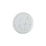 Dart Container Expanded Polystyrene Foam White HIPS Vented Lid for Foam Cups and Containers -- 1000 per case