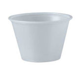 Solo Translucent Plastic Souffle Cup, 2.5 Ounce Capacity -- 2500 per case