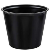 Dart Polystyrene Black Souffle Cup, 5.5 Ounce Capacity -- 2500 per case