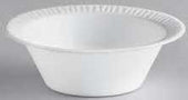 Dart Concorde White Round Unlaminated Foam Bowl, 10/12 Ounce -- 1000 per case