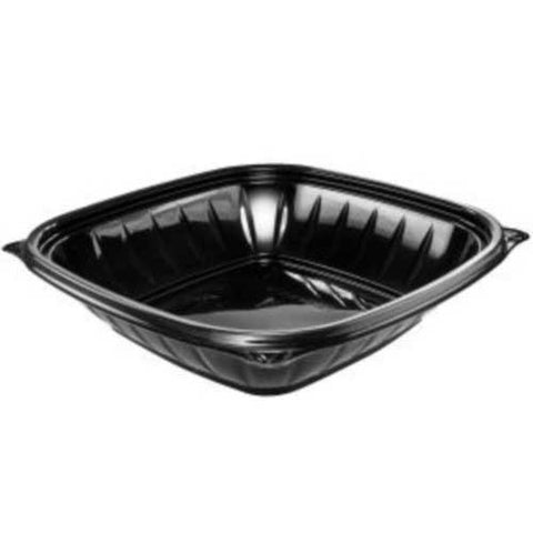 Dart PresentaBowls Pro Black Polypropylene Square Bowl, 32 Ounce Capacity -- 252 per case