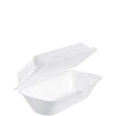 Dart Large Expanded Polystyrene Foam Hoagie Container, 9.8 x 5.3 x 3.3 inch -- 500 per case