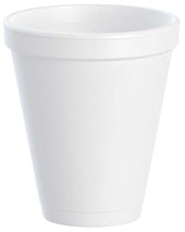 Dart Container J Cup Expanded Polystyrene Foam White Drinking Cup, 12 Ounce -- 1000 per case