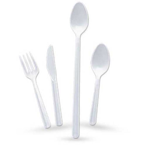 Dart White Polypropylene Light Weight Fork, 5 x 10 inch -- 1000 per case