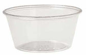 Solo Souffles Translucent Polystyrene Portion Container, 3.25 Ounce -- 500 per case