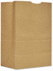 Duro Hilex Poly Kraft Virgin Paper 1/6 BBL Sacks, 12 x 7 x 17 inch -- 400 per case